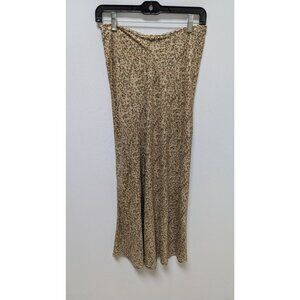 accomplice Brown Floral Maxi Skirt